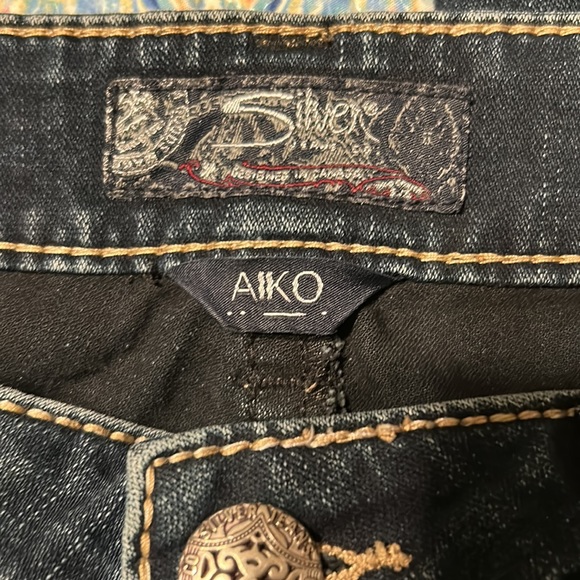 Pre-loved Silver Aiko Mid boot cut jeans size W32/L33 - Picture 4 of 7